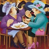 Ladies Who Lunch Greeting Card