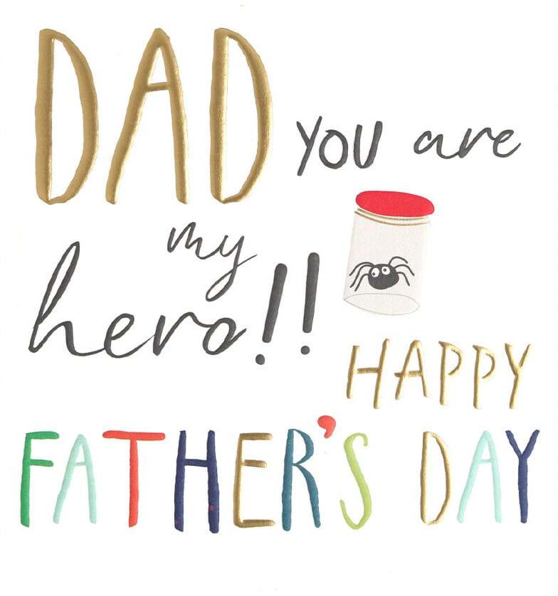 My Hero Father's Day Card