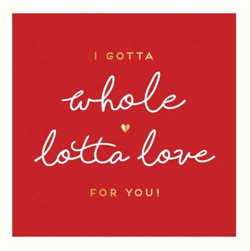Whole Lotta Love Valentine's Day Card