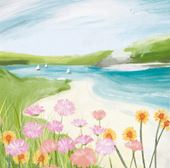 Camel Estuary Greeting Card