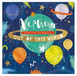 Out Of This World Nephew Birthday Card