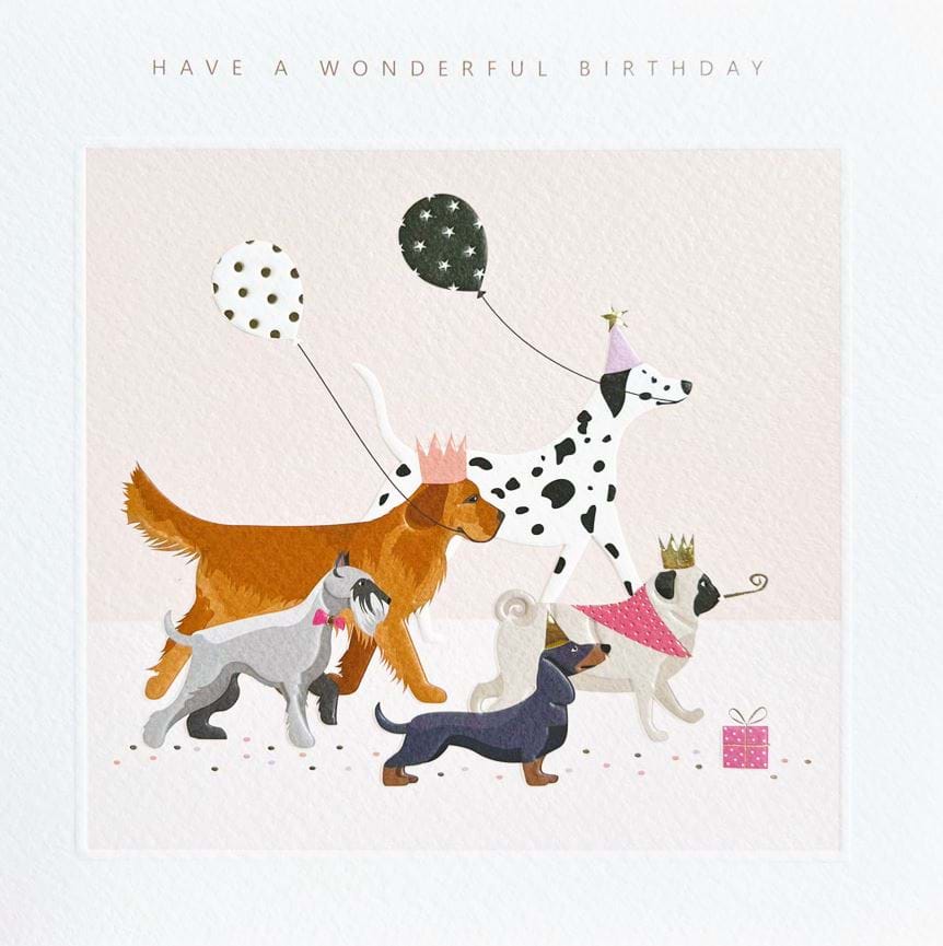 Dogs Birthday Card