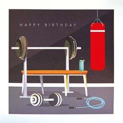 Gym Birthday Card