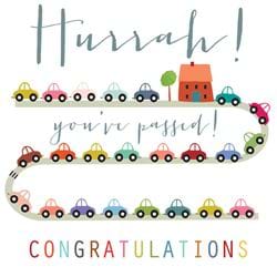 Hurrah Driving Congratulations Card