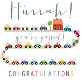 Hurrah Driving Congratulations Card