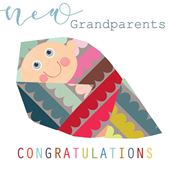 Cosy Baby New Grandparents Card