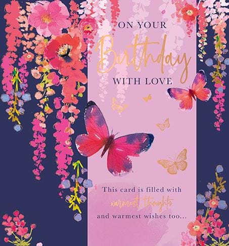 Warmest Wishes Birthday Card