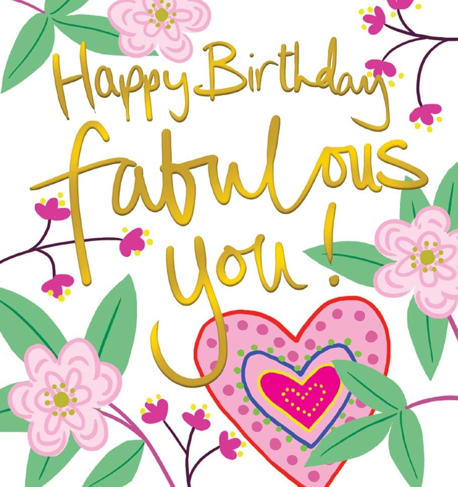 Fabulous You Birthday Card