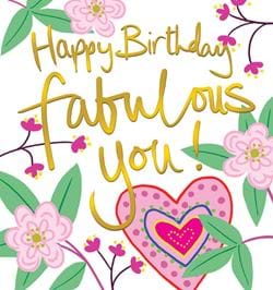 Fabulous You Birthday Card