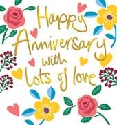 Lots of Love Anniversary Card