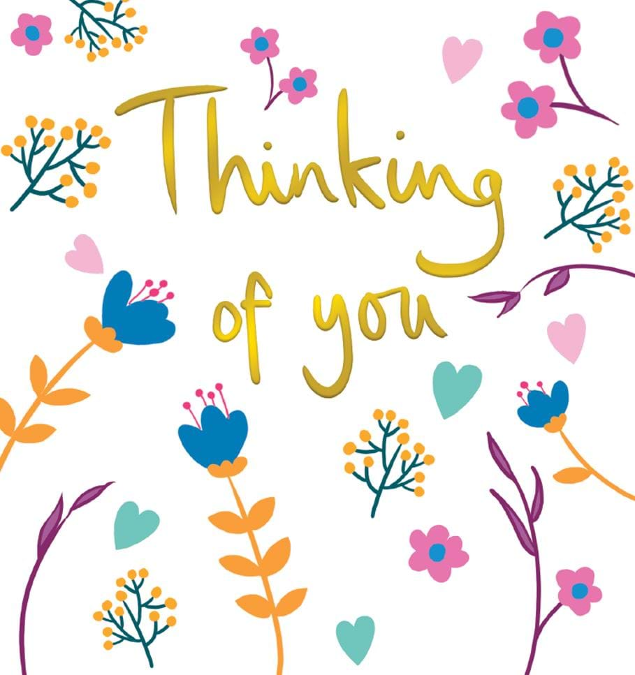 Floral Thinking of you Card