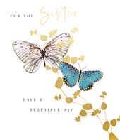 Beautiful Day Sister Birthday Card