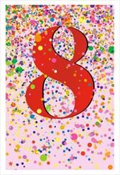 Spots 8th Birthday Card