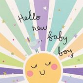 Sunshine New Baby Boy Card