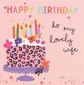 Cake Wife Birthday Card