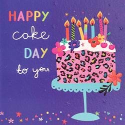 Happy Cake Day Birthday Card