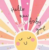 Sunshine New Baby Girl Card