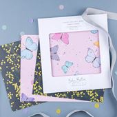 Mimosa and Butterflies Luxury Wrapping Paper - 4 Sheets