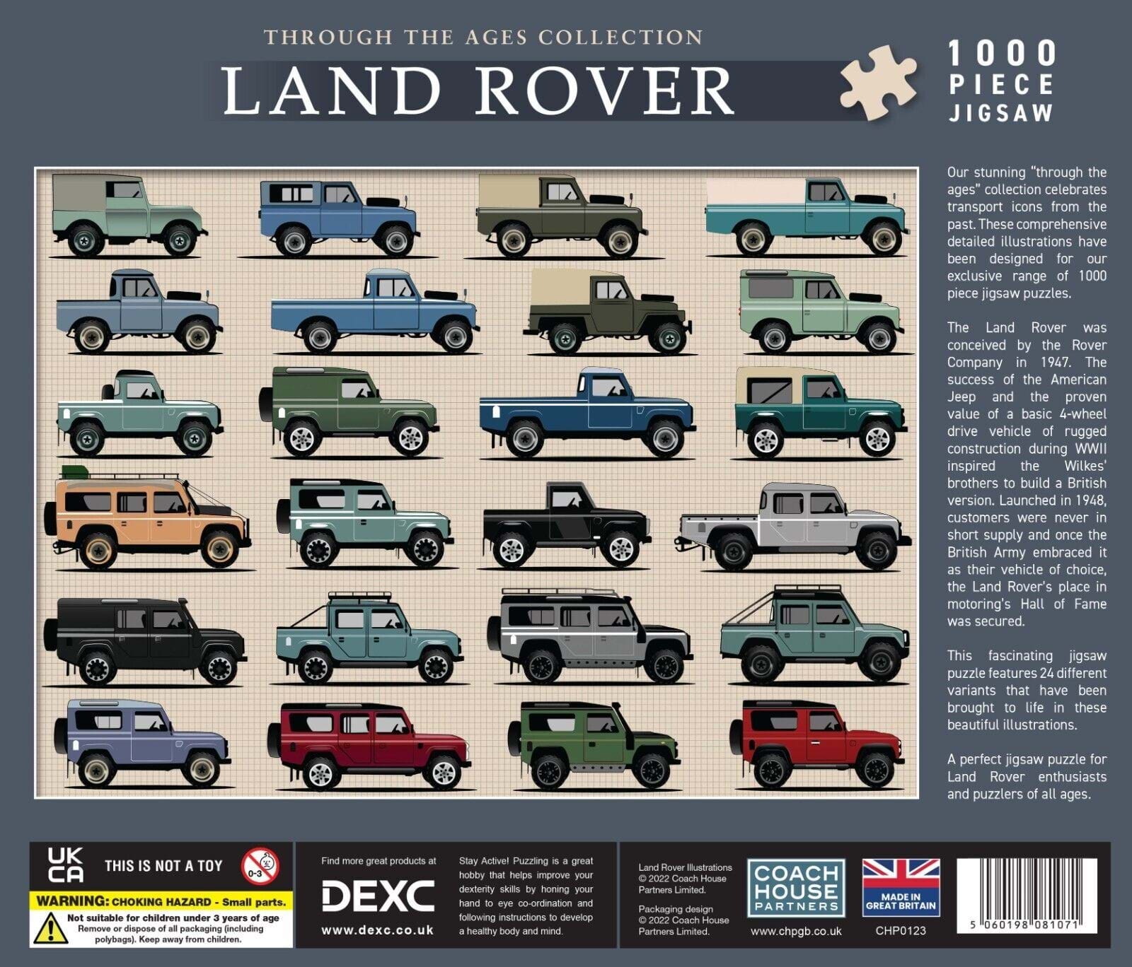 Land Rover 1000 Piece Jigsaw