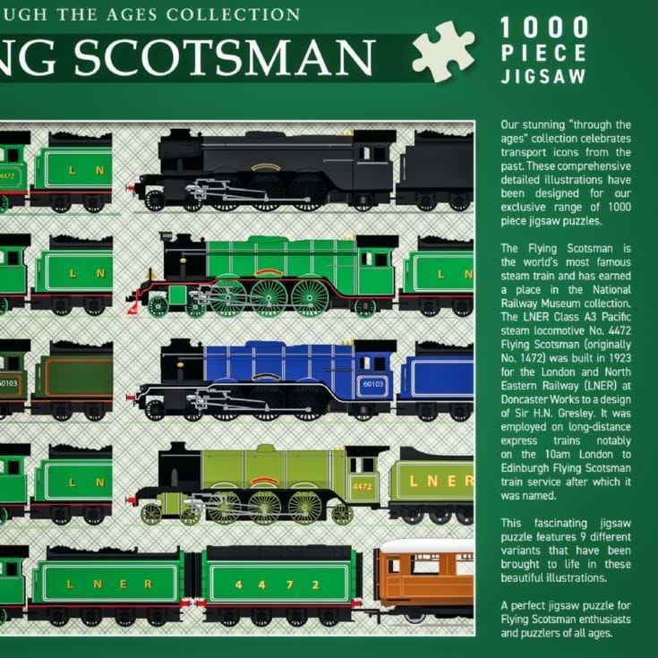 Flying Scotsman 1000 Piece Jigsaw