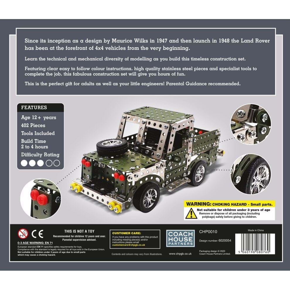 Land Rover Metal Construction Set