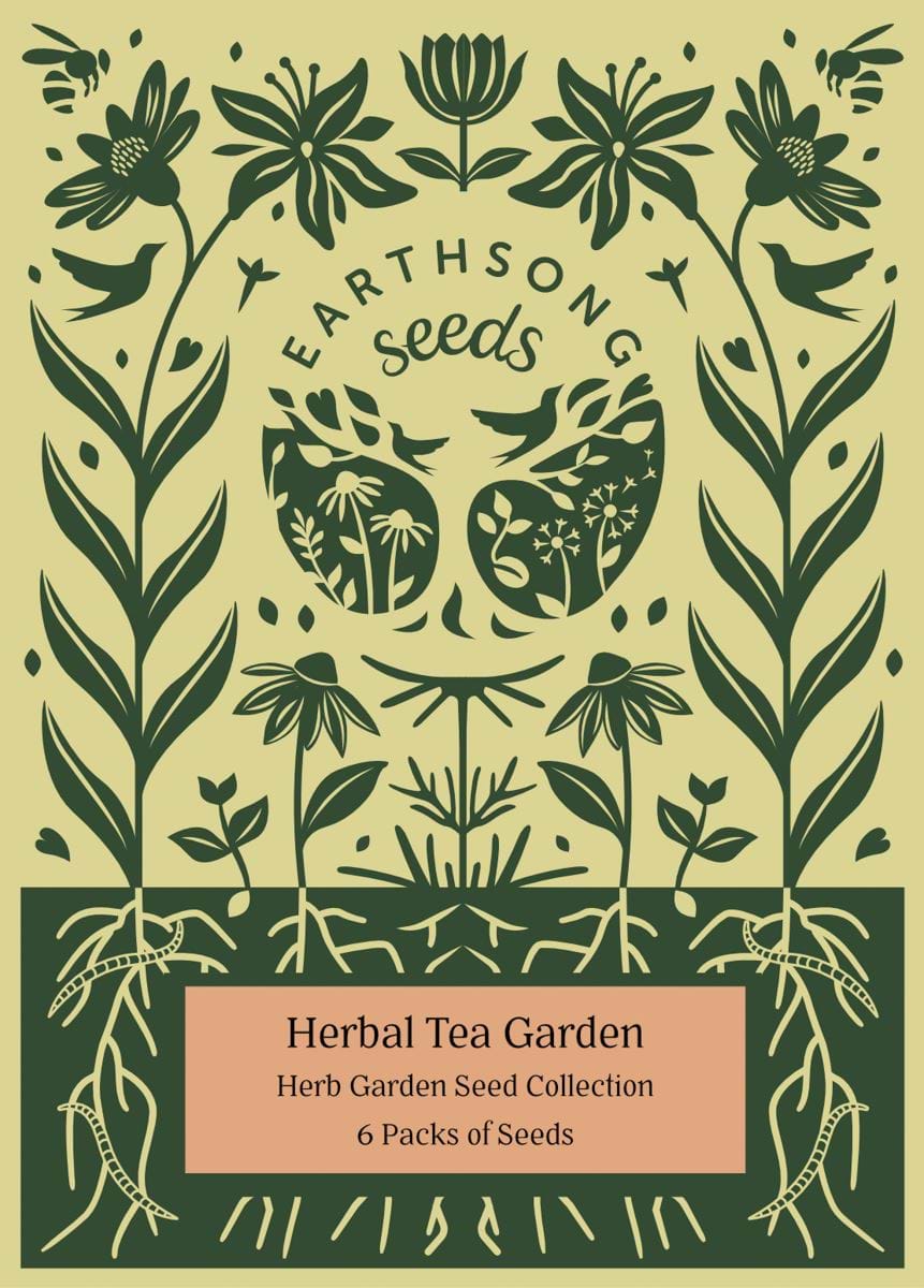 Herbal Tea Garden Seed Collection - 6 Packs of Seeds
