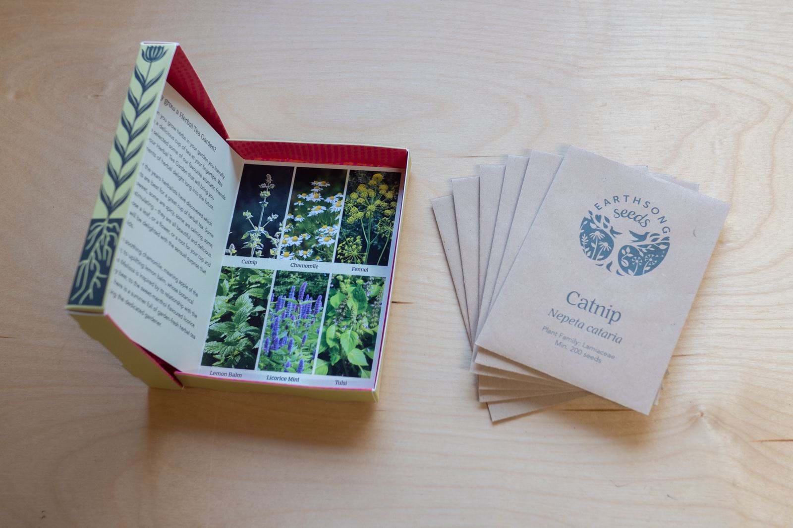 Herbal Tea Garden Seed Collection - 6 Packs of Seeds