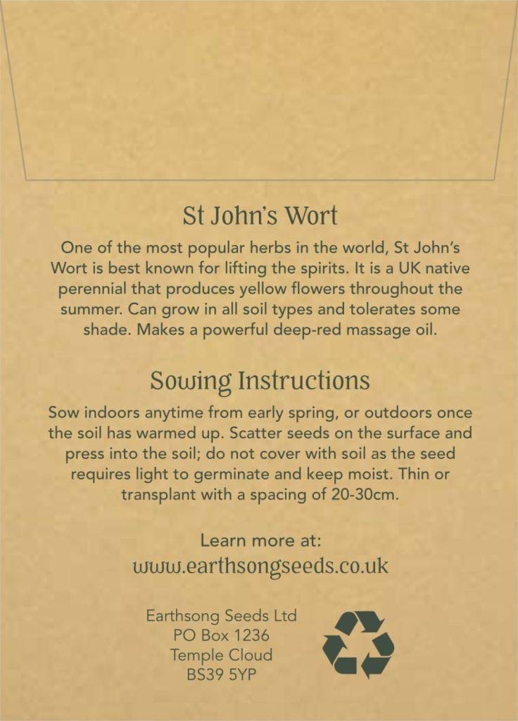 St John’s Wort Seed Pack