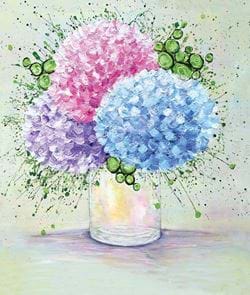 Lovely Hydrangeas Greeting Card