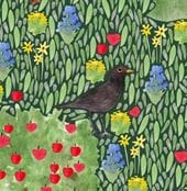 Blackbird Greeting Card