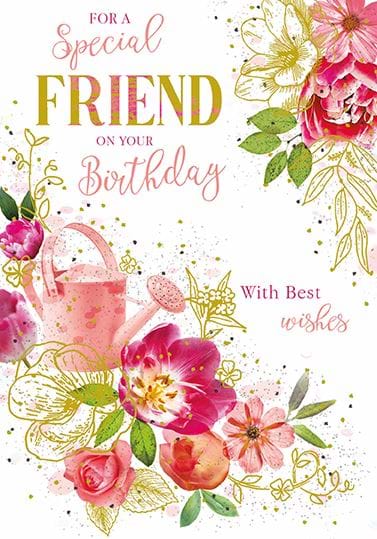 Best Wishes Friend Birthday Card