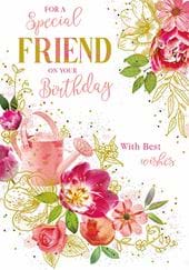 Best Wishes Friend Birthday Card