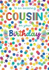 Amazing Cousin Birthday Card