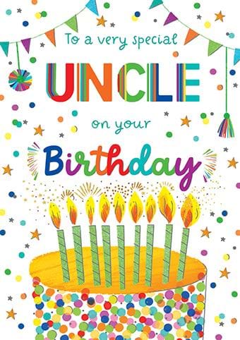 Very Special Uncle Birthday Card