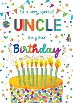 Very Special Uncle Birthday Card