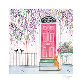 Pink Door New Home Card