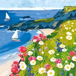 Coastal Wildflowers Greeting Card