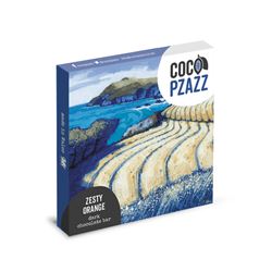 Zesty Orange Dark Chocolate Bar by Coco Pzazz