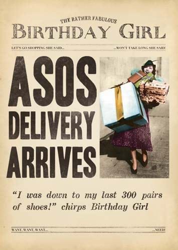 ASOS Delivery Birthday Card