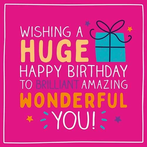 Wonderful You Birthday Card