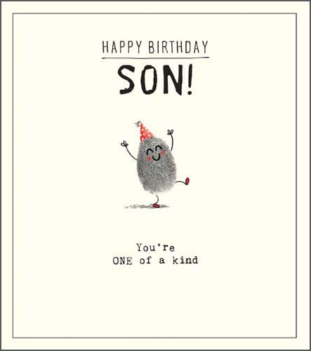 One of a Kind Son Birthday Card