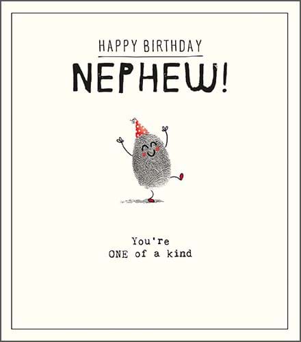 One of a Kind Nephew Birthday Card