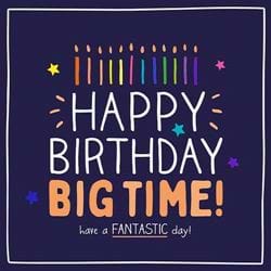 Big Time Birthday Card