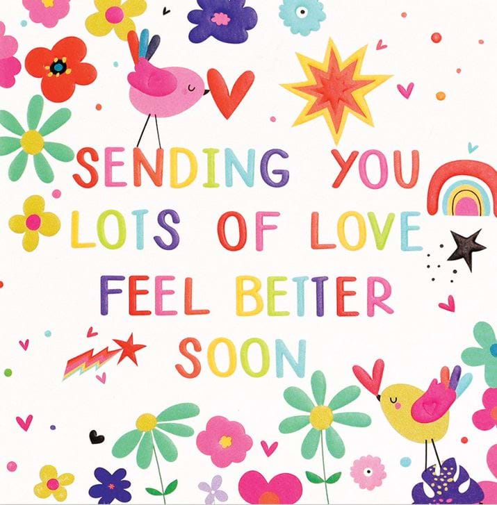 Lots of Love Get Well Soon Card