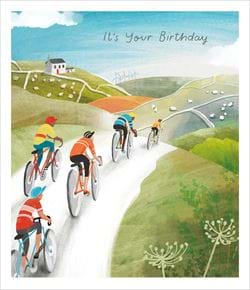 Bike Ride Birthday Card