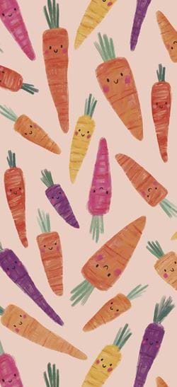 Cheeky Carrots Tissue Paper - 4 Sheets