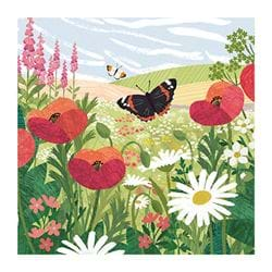 Red Admiral Butterfly Greeting Card