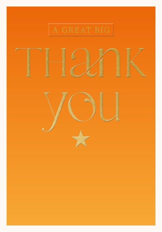 A Great Big Thank You Card