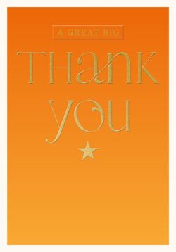 A Great Big Thank You Card
