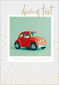 Flippin' L You've Passed Driving Congratulations Card